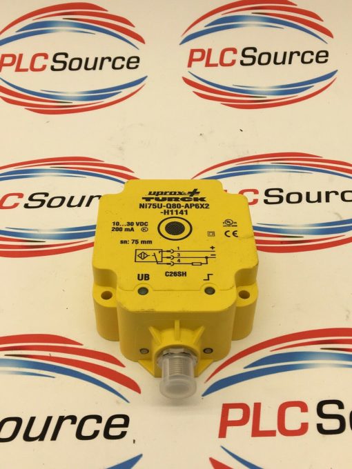 TURCK INDUCTIVE SENSOR NI75U-Q80-AP6X2-H1141