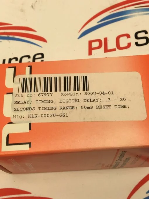 NCC TIMER K1K-00030-661 .3-30SEC 120VAC TIME DELAY RELAY - Image 4