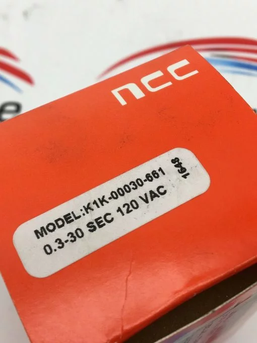 NCC TIMER K1K-00030-661 .3-30SEC 120VAC TIME DELAY RELAY - Image 5