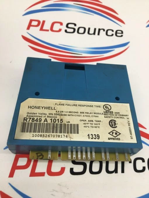 HONEYWELL R7849A 1015 RELAY MODULE ULTRAVIOLET FLAME AMPLIFIER - Image 2