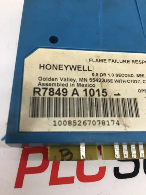 HONEYWELL R7849A 1015 RELAY MODULE ULTRAVIOLET FLAME AMPLIFIER - Image 3