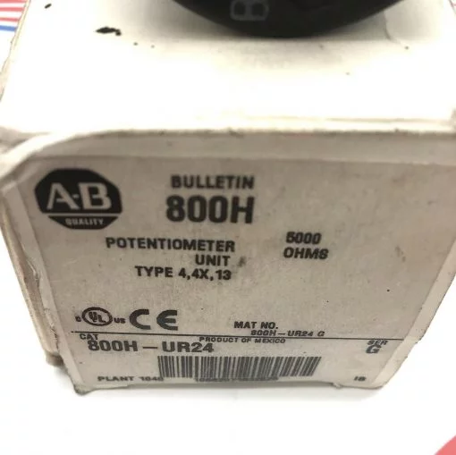 ALLEN BRADLEY 800H-UR24 SERIES G TYPE 4 POTENTIOMETER - Image 6