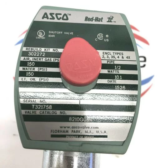 ASCO RED HAT 8210G094 SOLENOID VALVE - Image 2