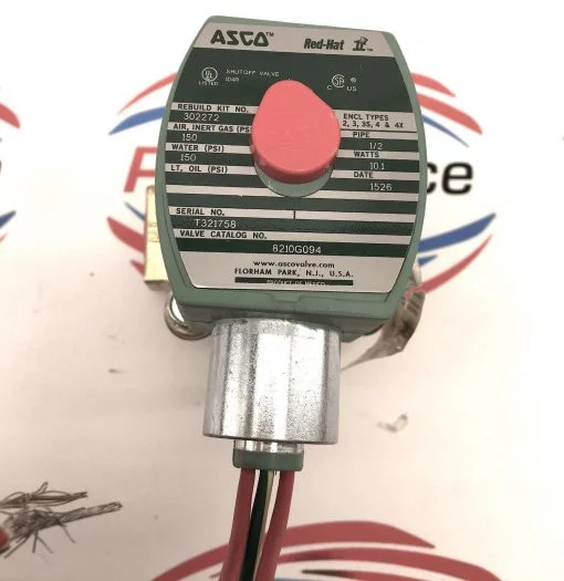 ASCO RED HAT 8210G094 SOLENOID VALVE - Image 6