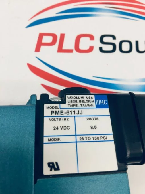 MAC 811C-PM-611JJ-152 SOLENOID VALVE 25-150PSI - Image 3