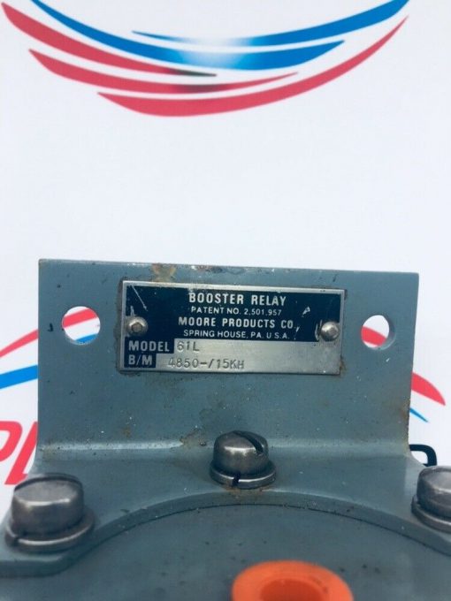 MOORE PRODUCTS 61L 4850-/15KH BOOSTER RELAY, FLANGE MOUNT - Image 2
