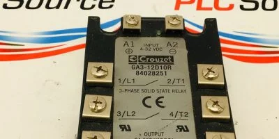 CROUZET GA3-12D10R 84028251 3-PHASE SOLID STATE RELAY 4-32VDC INPUT 24-660VAC