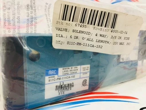 MAC 811C-PM-111CA-152  SOLENOID VALVE 4 WAY - Image 2