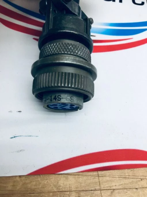 AMPHENOL 9910 97-3106A-14S-68 MIL SPEC CIRC CONNECTOR CABLE ASSY - Image 5