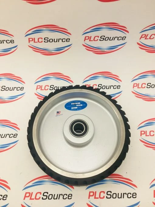 FASTENAL RUBBER CONTACT WHEEL 103079 3415 RPM  C130 9.750” D 13326-04027
