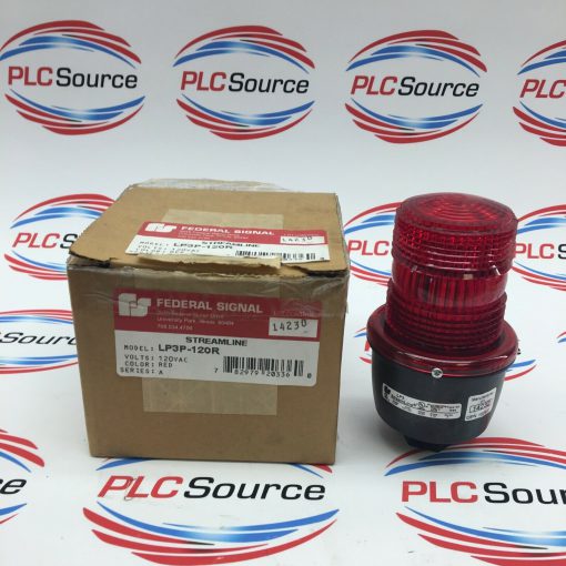 FEDERAL SIGNAL LP3P-120 RED STREAMLINE STROBE LIGHT