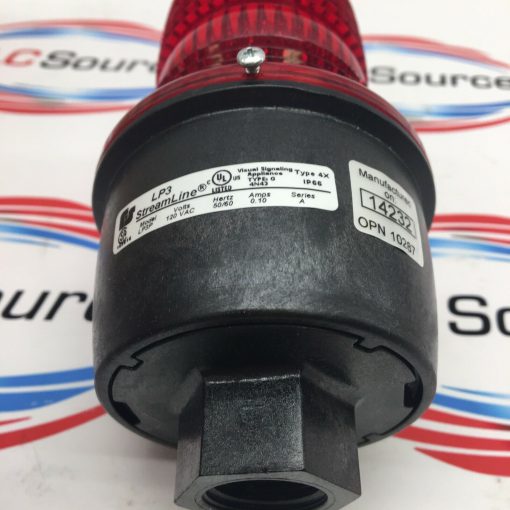 FEDERAL SIGNAL LP3P-120 RED STREAMLINE STROBE LIGHT - Image 4