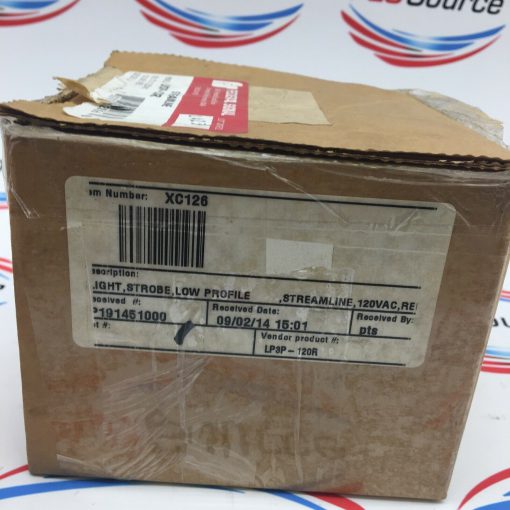 FEDERAL SIGNAL LP3P-120 RED STREAMLINE STROBE LIGHT - Image 6