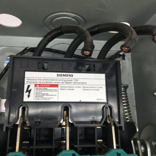 SIEMENS ID322 3-POLE FUSABLE INDUSTRIAL DUTY SWITCH   60A 240VAC - Image 5