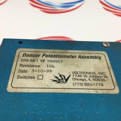 VOLTRONICS DANCER DPA-58-1 700007 10K POTENTIOMETER ASSEMBLY - Image 2