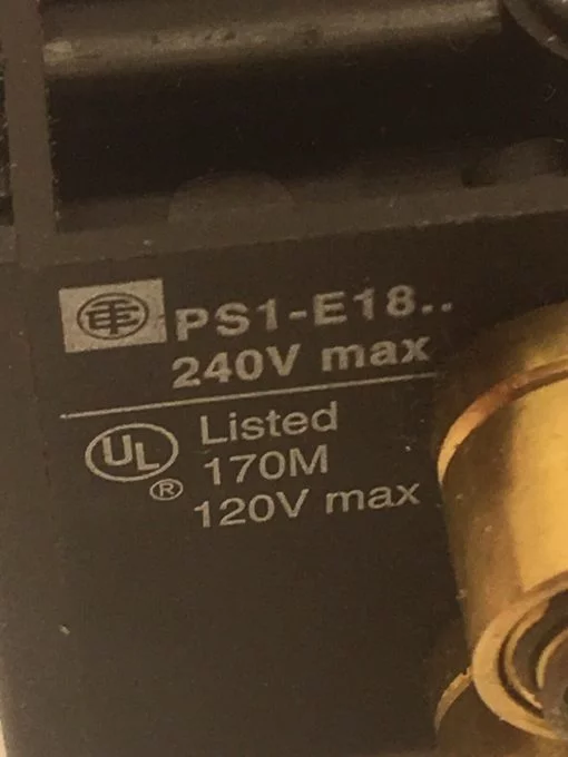 TELEMECANIQUE PS1-E18 120V 240V - Image 3