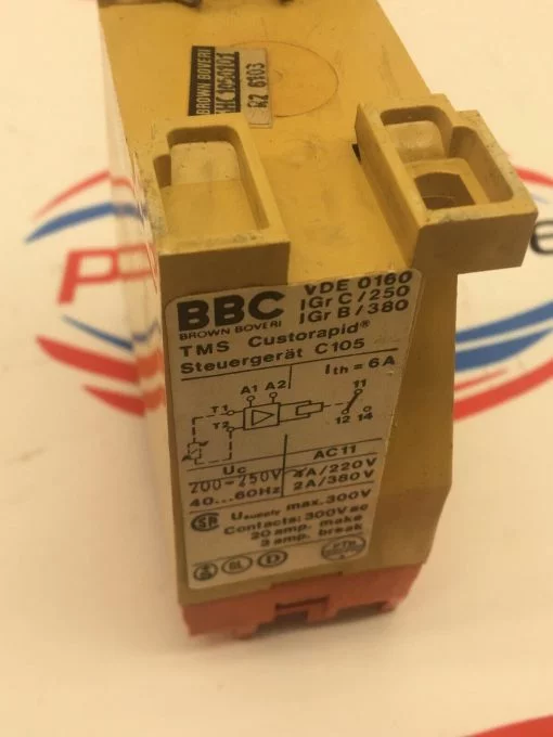 BBC TMS CUSTORAPID C105 RELAY ASSEMBLY - Image 2