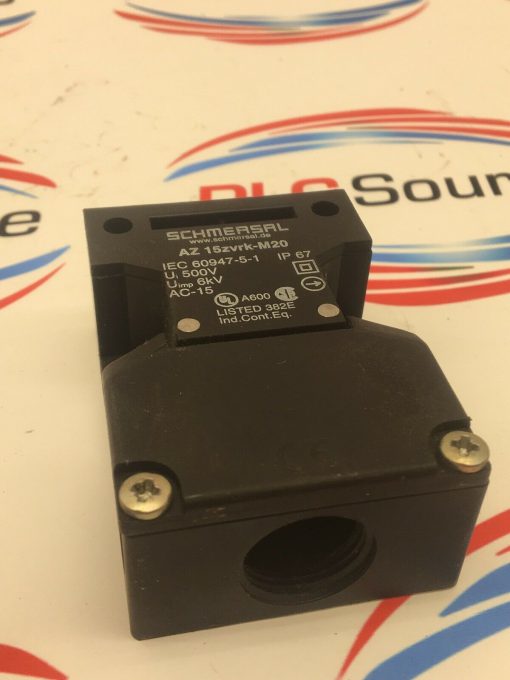 SCHMERSAL AZ 15ZVRK-M20 500V 6KV AC-15 SAFETY SWITCH ASSEMBLY