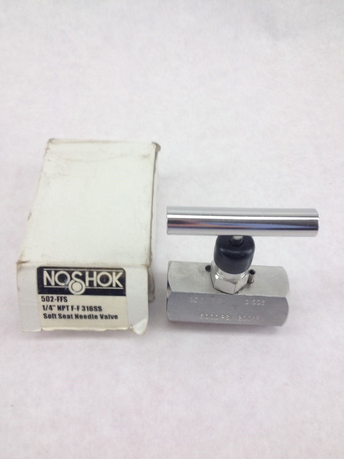 NEW! NOSHOK 502-FFS 1/4â? NPT F-F 316SS SOFT SEAT NEEDLE VALVE FAST SHIP! (H145) 1