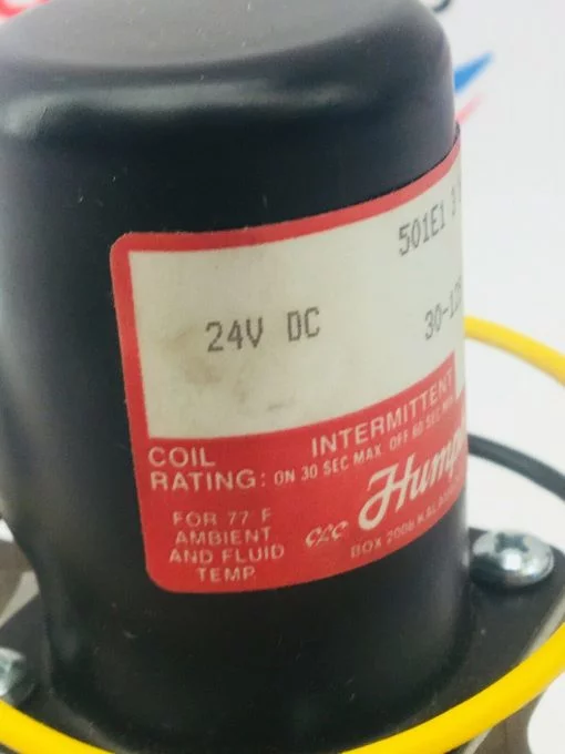 HUMPHREY 501E1 3 10 20 36 24VDC SOLENOID VALVE - Image 4