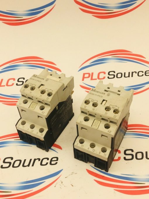 LOT OF TWO MOELLER SE00-11-PKZ0 CONTACTOR