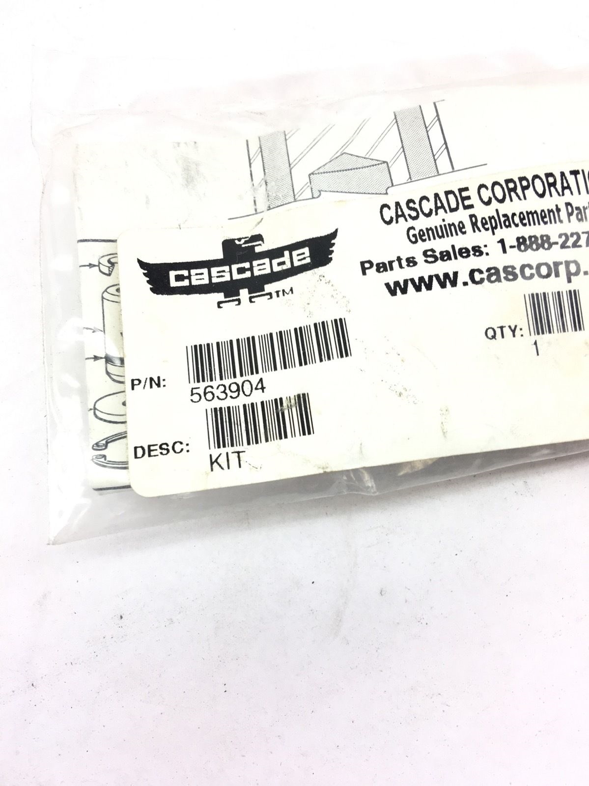 NEW IN BAGÂ CASCADE 563904 CHECK VALVE KIT, FAST SHIPPING! SB1 2