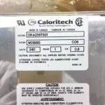 NEW IN BOX CALORITECH OKA258T631 Infrared Radiant Heaters, 240V, 1 PHASE, B351 2