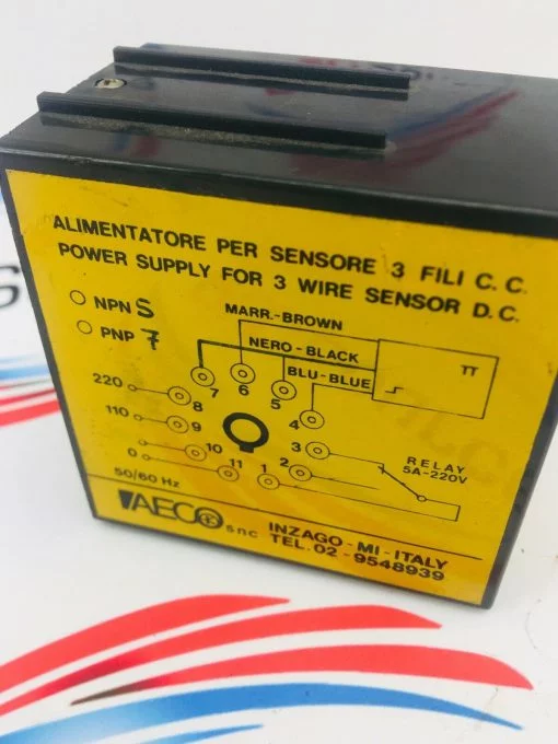 AECO POWER SUPPLY 3 WIRE SENSOR DC 50/60 AL/C - Image 3