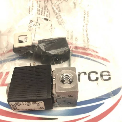BURKERT 92703664 SOLENOID VALVE ASSEMBLY 6011 A 1/16 12V DC 4W - Image 3