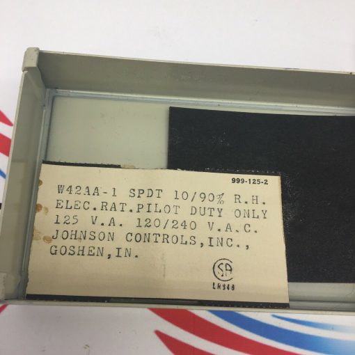 JOHNSON CONTROLS NEPTRONIC W42AA-1 HUMIDISTAT  125V - Image 4