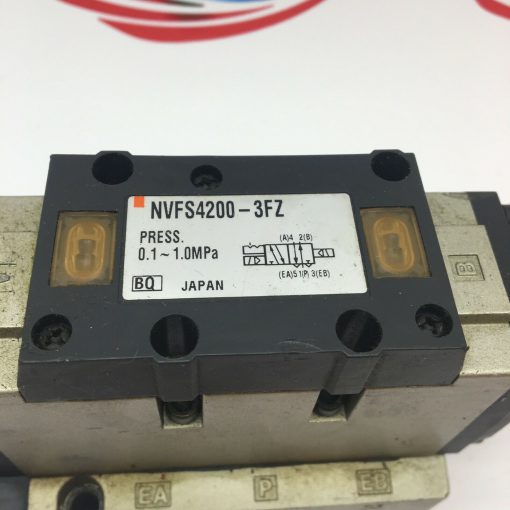 SMC VFS4200-3FZ DOUBLE SOLENOID VALVE with BASE - Image 2