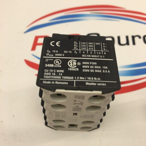 EATON 22 DIL E AUXILIARY CONTACTS   Lot of 2 - Image 2