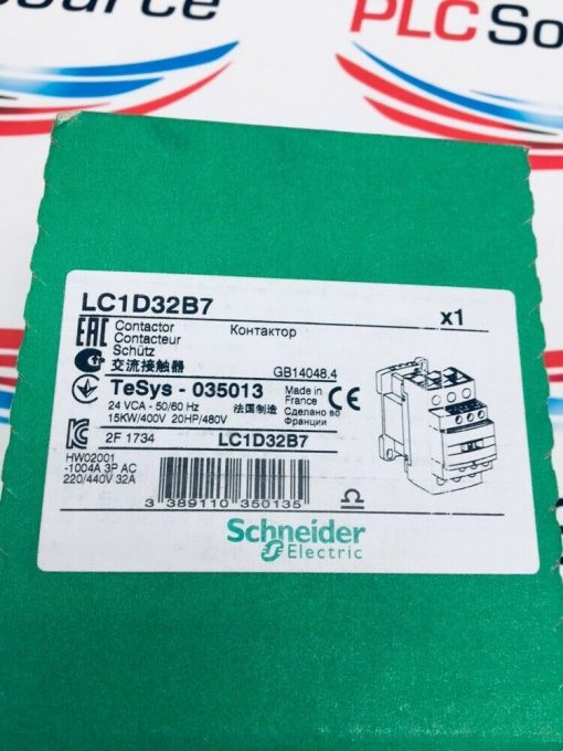 SCHNEIDER ELECTRIC LC1D32B7 THERMAL MAGNETIC MOTOR STARTER PROTECTOR - Image 2