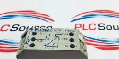 WIELAND  ASV PT100-2 57.805.0653 ANALOG BLOCK MEASURING AMPLIFIER