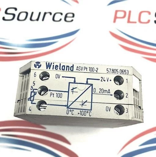 WIELAND  ASV PT100-2 57.805.0653 ANALOG BLOCK MEASURING AMPLIFIER - Image 2