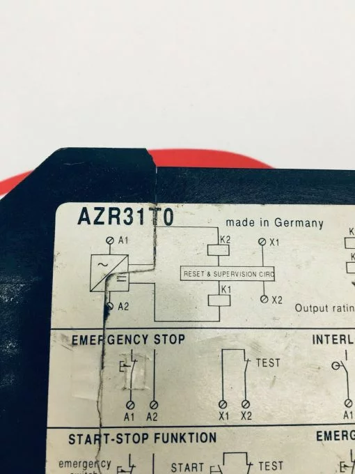 SCHMEASAL AZR31T0/24V E-STOP SAFETY SWITCH - Image 3