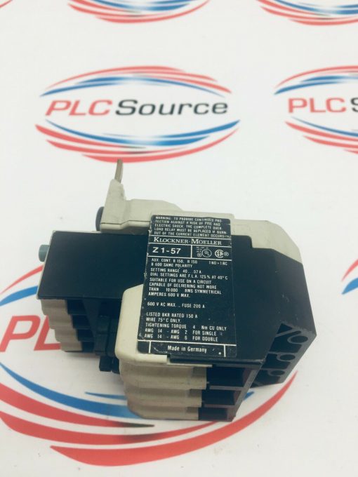 KLOCKNER MOELLER Z1-57 THERMAL OVERLOAD RELAY - Image 2