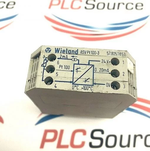 WIELAND ASV PT100-3 ANALOG MEASURING AMPLIFIER MODULE - Image 2