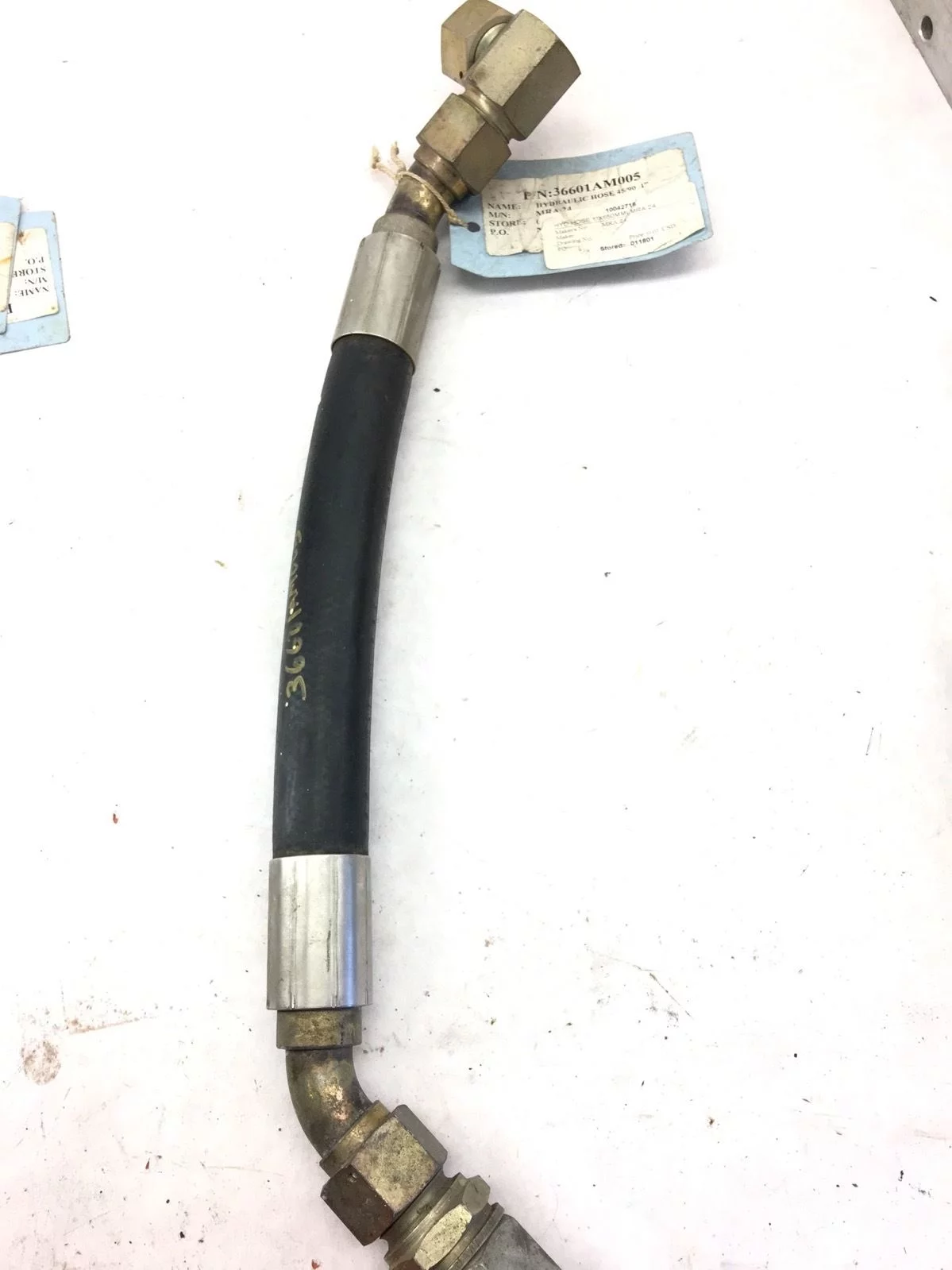 NEW MRA 24 45/90 HYDRAULIC HOSE, 1â? HOSE, 36601AM005, FAST SHIPPING! B351 1