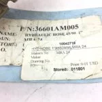 NEW MRA 24 45/90 HYDRAULIC HOSE, 1â? HOSE, 36601AM005, FAST SHIPPING! B351 2