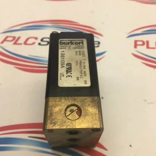 BURKERT 138109A 0331 T 5/64 NBR BR SOLENOID VALVE - Image 2