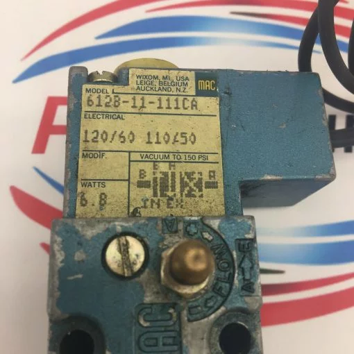 MAC 612B-11-111CA 120/60 6.8 SOLENOID VALVE - Image 2