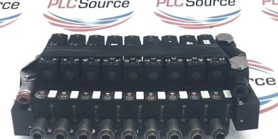TELEMECANIQUE PS1-E23 ELECTRO-PNEUMATIC INTERFACE VALVE ASSEMBLY 9-PORT 24V