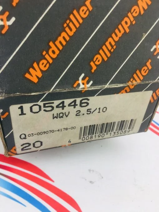 WEIDMULLER 105446 WQV 2.5/10 CONNECTOR ACCESSORY - Image 2
