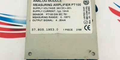 WIELAND ASV/PT-3 ANALOG MEASURING AMP MODULE
