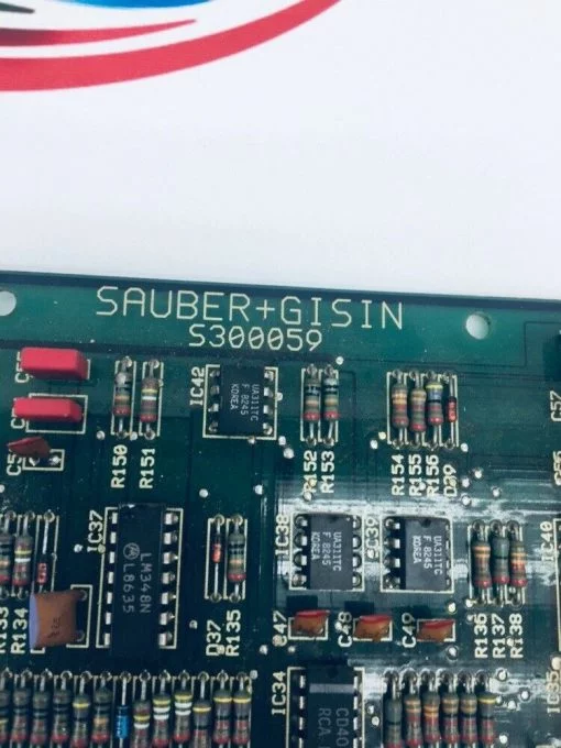 SAUBER GISIN S300059 CARD - Image 2