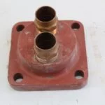 4 bolt flange 6X6 Cast iron duel 1 1/2â? pipe Butt-weld EN8638 *new* (B237) 2