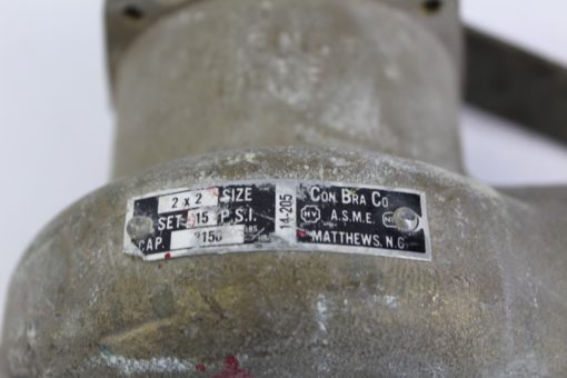 Bronze Safety Relief Valve 14-205 2×2 15PSI *used* (B237) 2