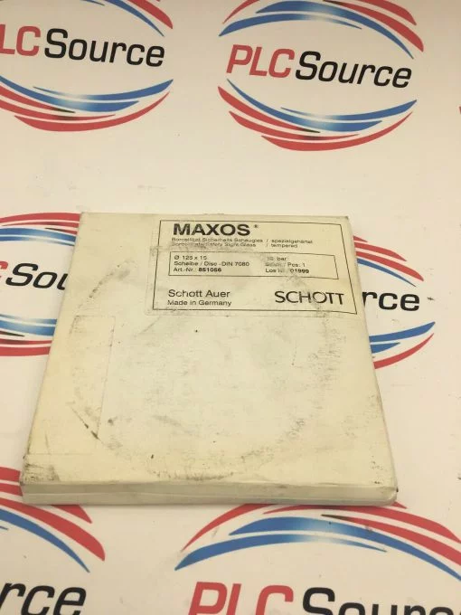 MAXOS 851056  BOROSILICATE SAFETY SIGHTGLASS DIN 7080 25 X15