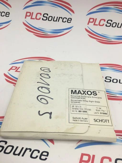 MAXOS 851056  BOROSILICATE SAFETY SIGHTGLASS DIN 7080 25 X15 - Image 2